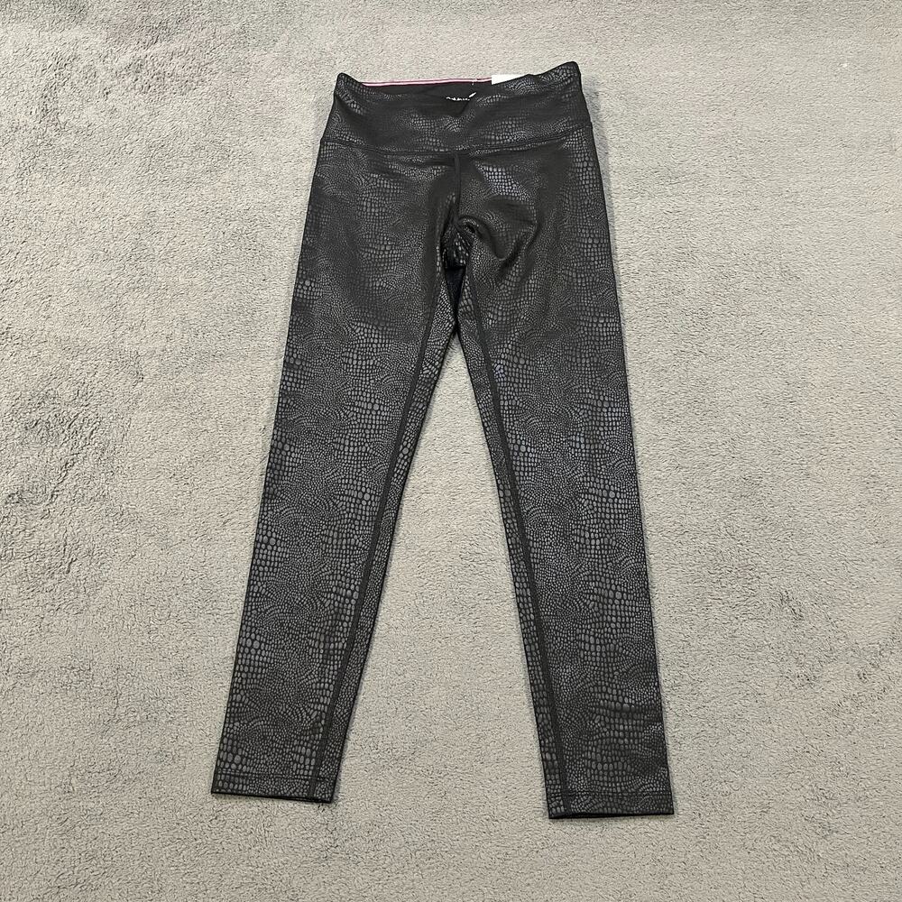 Calvin Klein Performance Black Snake Reptile Wicking Leggings Women's Size XS